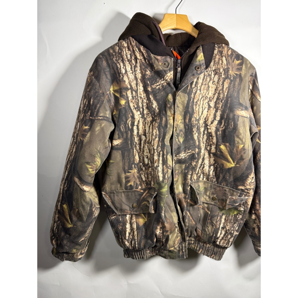 Master Sportsman Mens Camo Hooded Hunting Jacket Tree Bark‎ Camouflage Medium